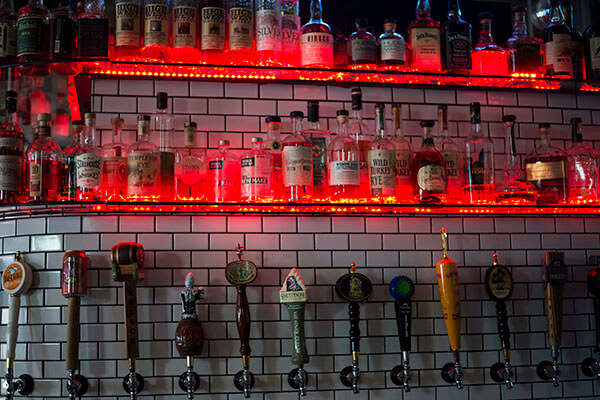 Look at all those beers. That's what awaits you in Bed Stuy. (photo by Brooke Goldman)