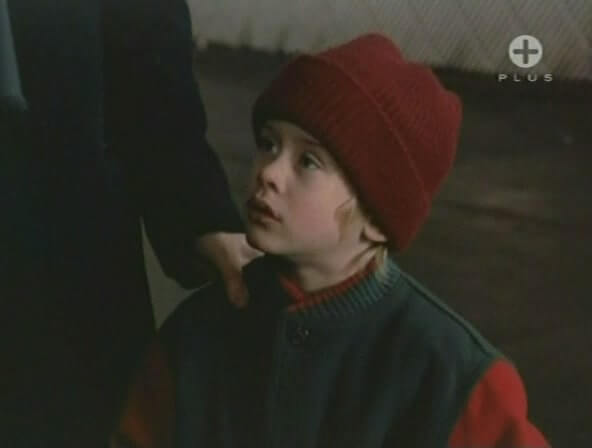 Macaulay Culkin, eight years old, on an episode of TV's 'The Equalizer'.