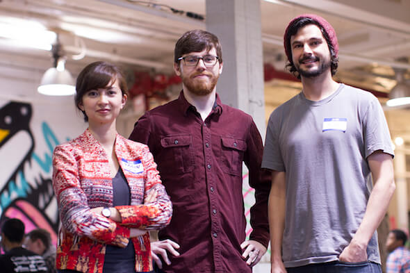 From left: Robin Camille Davis, Daniel McGrath, Nate Graves (Photo: Dani Zorzy)