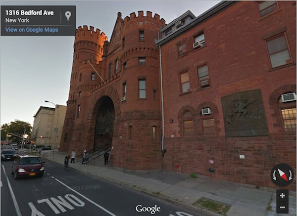 City shelter in Crown Heights (Photo: Google Maps)