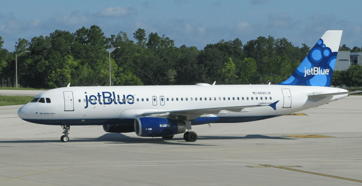 Take us somewhere, Jet Blue! Photo via Wikipedia