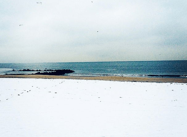 Coney Island in the Snow