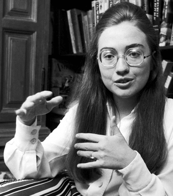 Hillary Clinton in her Wellesley days. Or is that just Hillary in Williamsburg circa now? Hard to say.