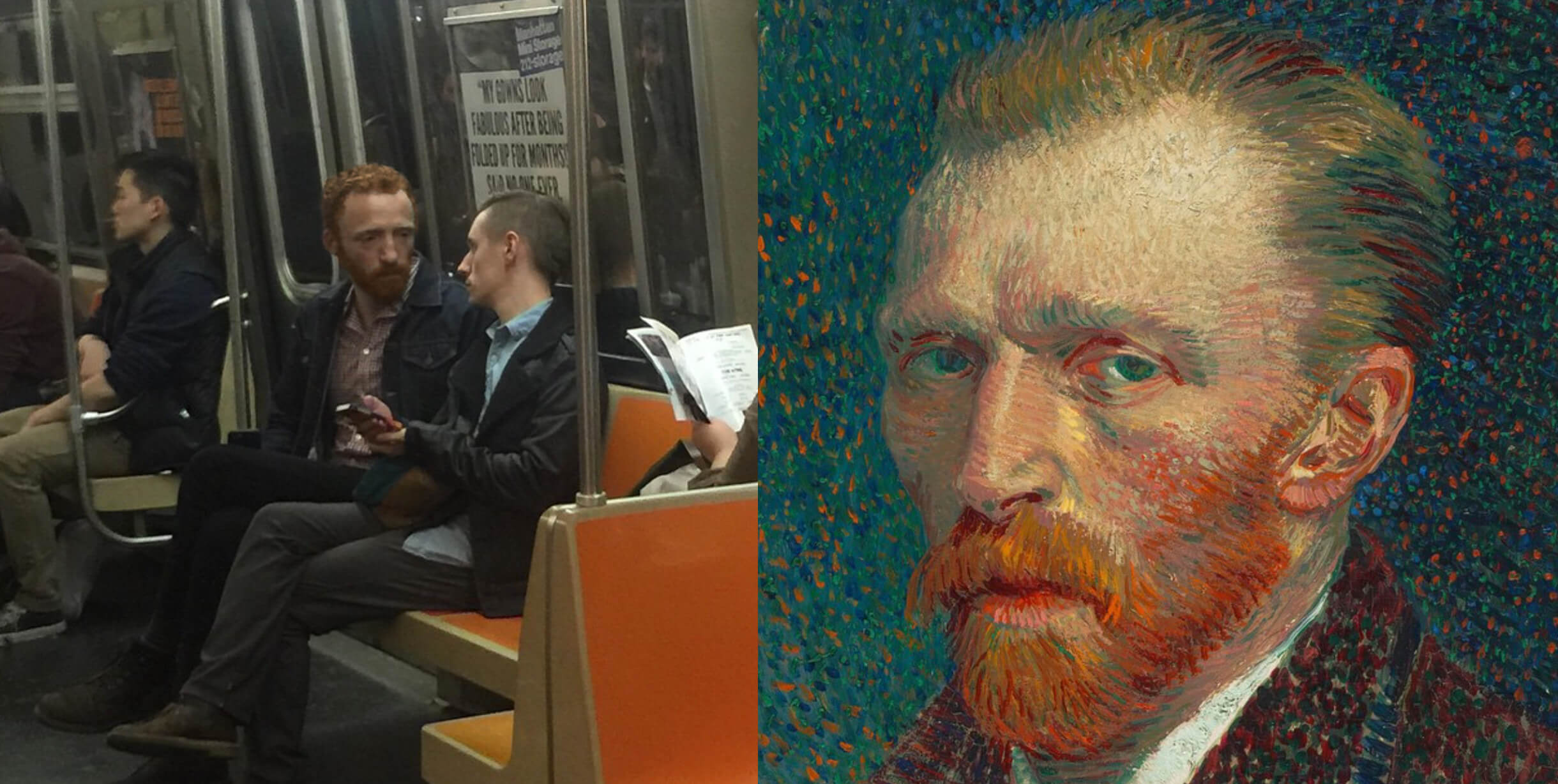 Vincent van Gogh doppelganger, via Reddit 