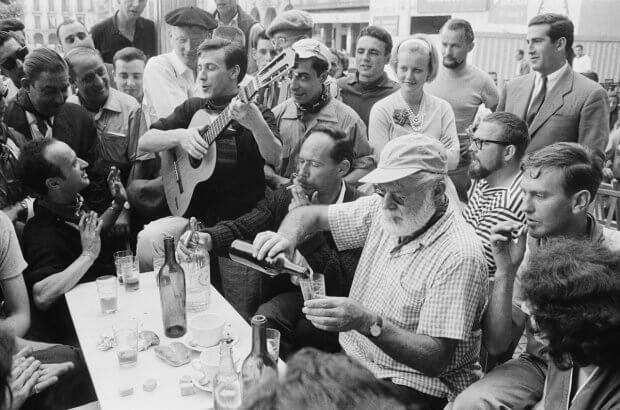 Ernest Hemingway liked to day drink c/o foodrepublic.com