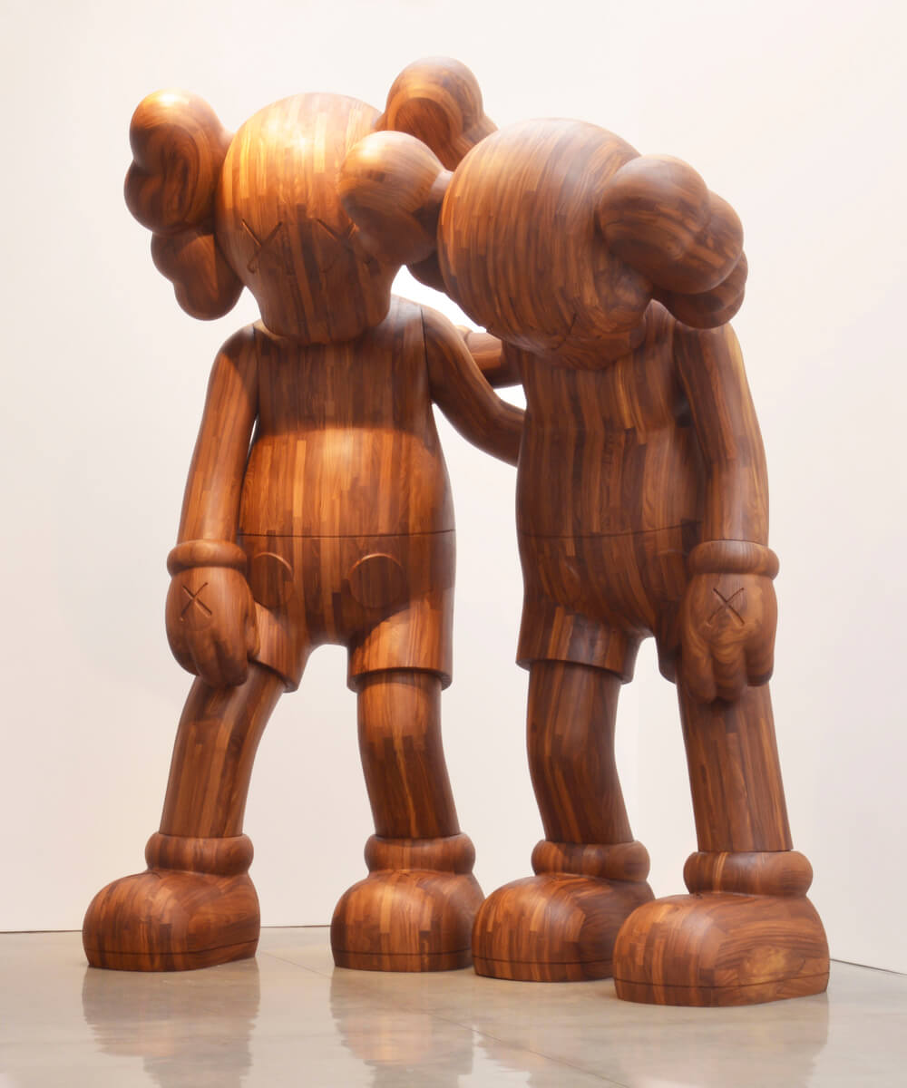 KAWS. ALONG THE WAY, 2013. Wood,(Photo: Adam Reich, courtesy of Mary Boone Gallery, New York)