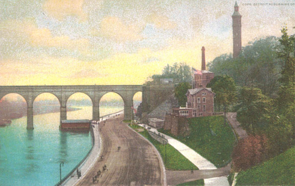 19th century painting of the High Bridge. Photo: nycgovparks.org