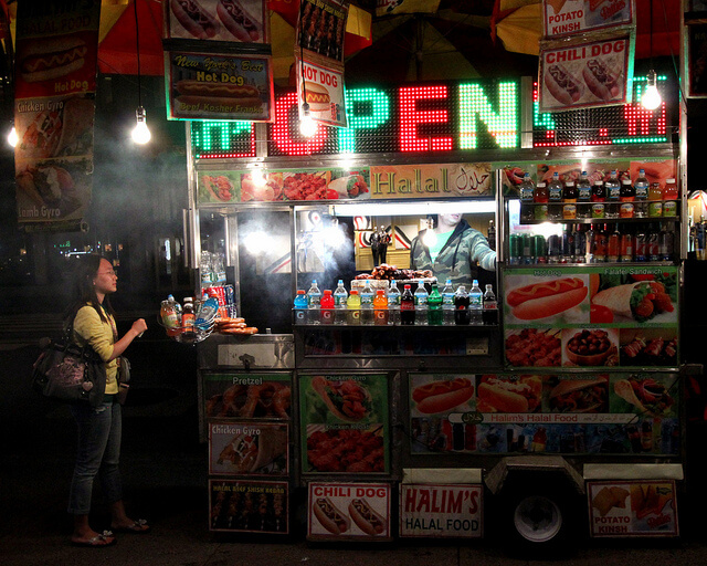 NYC halal truck. Photo: Prayitno/Flickr Creative Commons