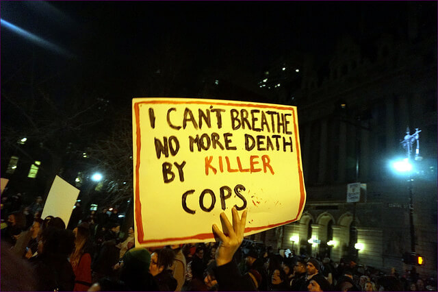 A shot from an Eric Garner rally in New York last winter. Photo: The All-Nite Images/Flickr Creative Commons