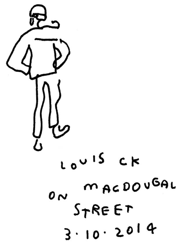 3-10-2014 Louis CK on MacDougal