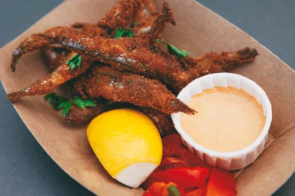 Fried anchovies from Bon Chovie. photo via Bon Chovie