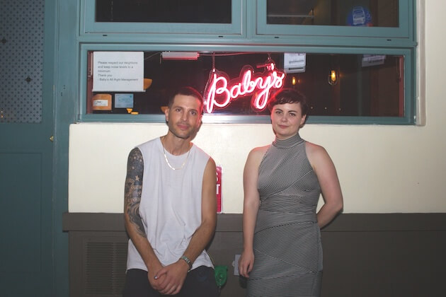 Jeff Bratton and Andi Wilson of the Greenpoint record label Cascine.  Photo by Katie Chow.