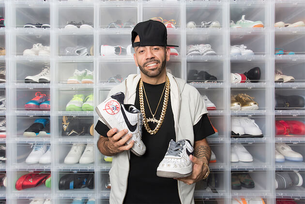 Mark Mayor, a sneaker fanatic in New Jersey, has about 4,000 pairs. His collection is valued at $750,000. Photo by Nick Parisse.