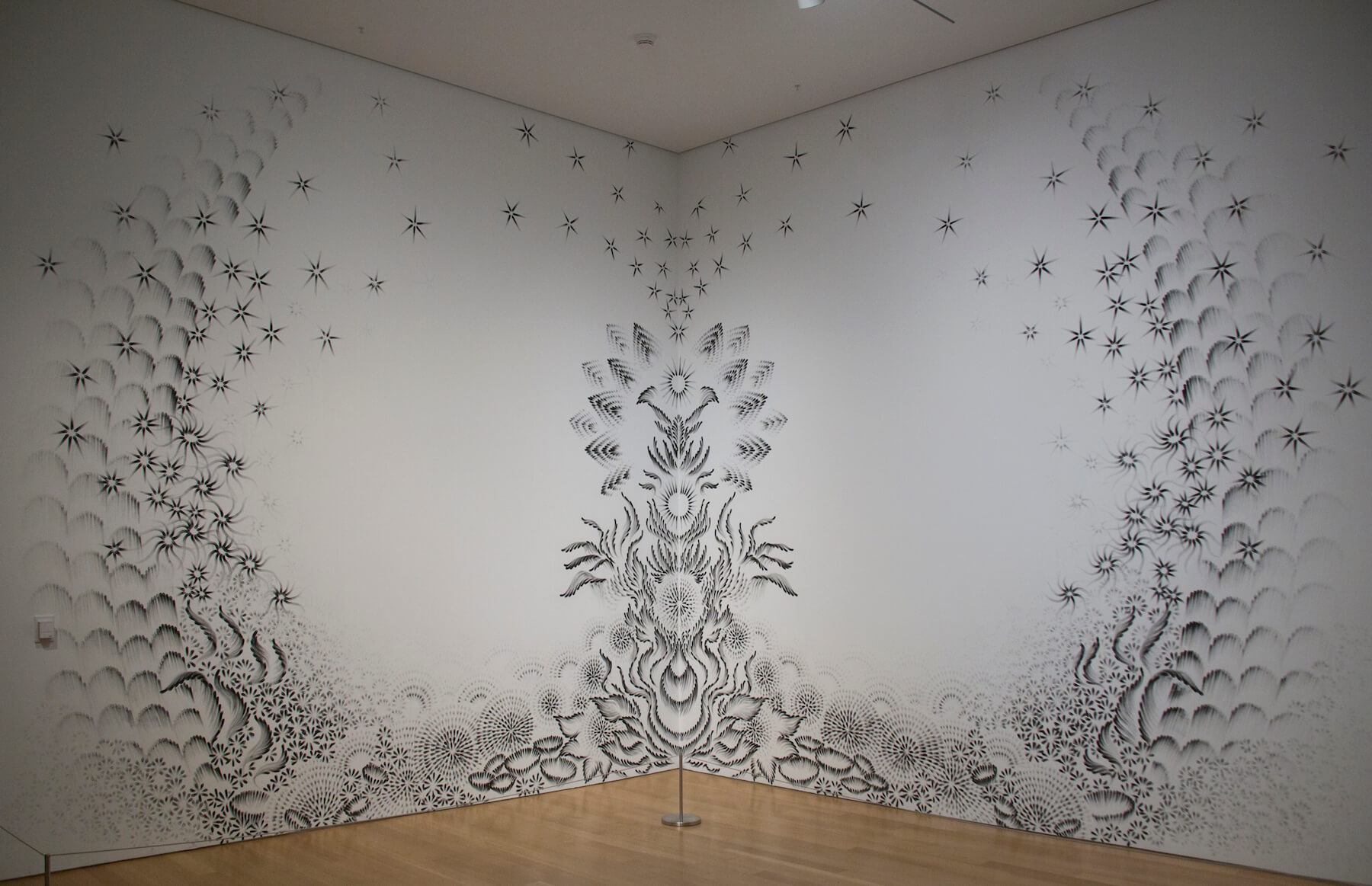 Judith Braun's work in the Grand Rapids Art Museum. Image courtesy the artist, the Museum and ArtPrize.