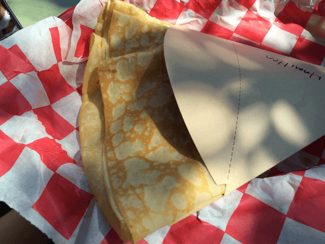 A crepe from the Fox and the Crepes