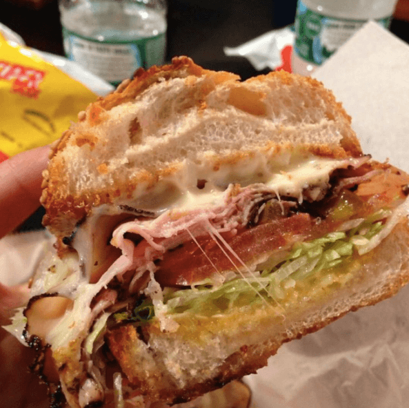 Look at those expertly-cut fillings. (Via City Sub Instagram)