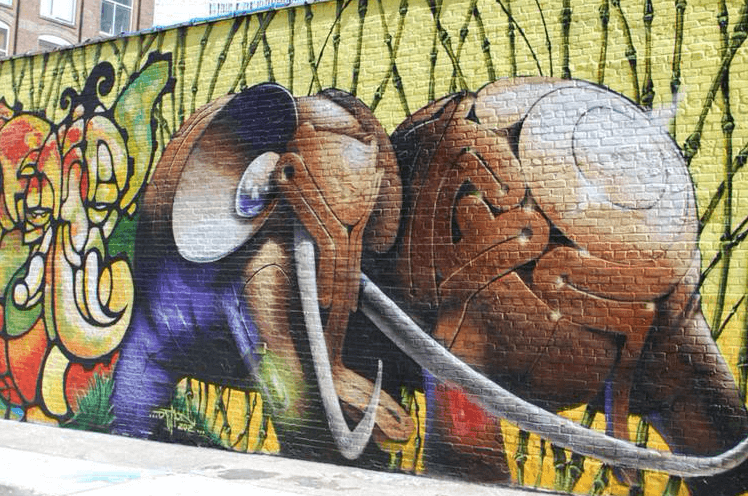 CAM and 303 Collective's Water Street wall (2009).