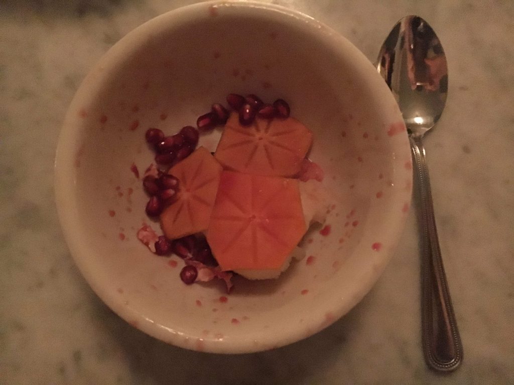 Lemon Granita Persimmons Pomegranate Romans Christmas Eve