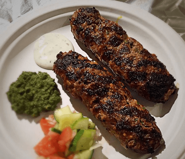 Seekh kebab photo via BK Jani's Instagram