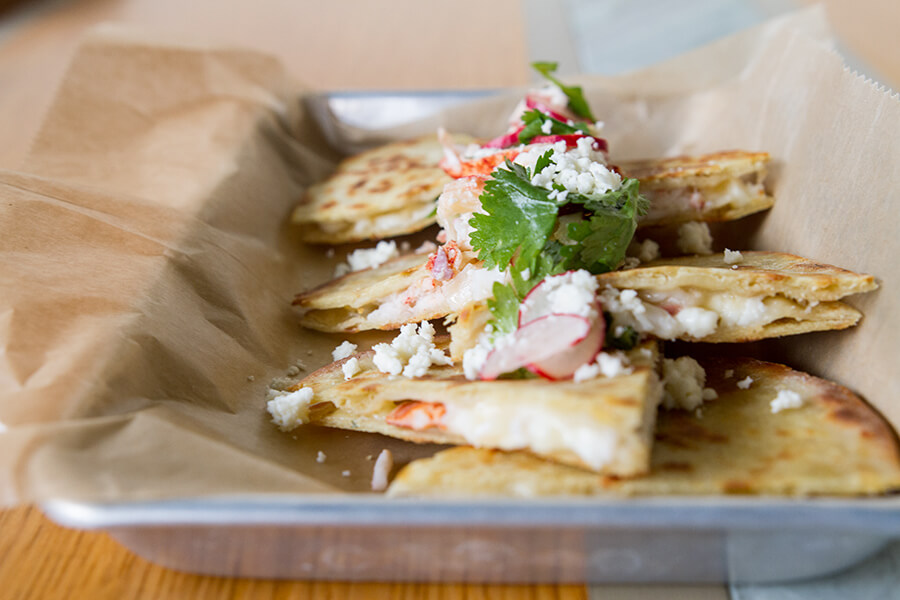 The quesadilla at Syndicated