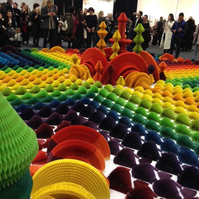 Li Hongbo's epic centerpiece at Art on Paper.