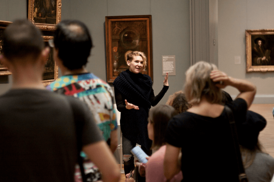 At the MET. (Photo by Parker Peterson.)