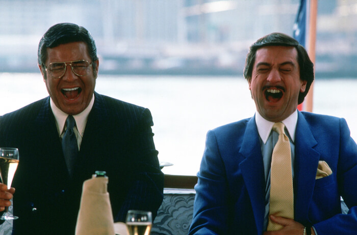 Jerry Lewis and Robert De Niro in Martin Scorsese’s THE KING OF COMEDY (1983). Courtesy Film Forum. Playing Friday, June 24 - Thursday, June 30.