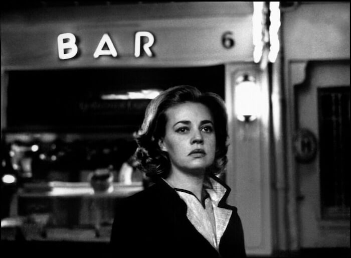 Jeanne Moreau in Louis Malle’s ELEVATOR TO THE GALLOWS (1958). Courtesy Film Forum. Playing Wednesday, August 3 - Thursday, August 11.