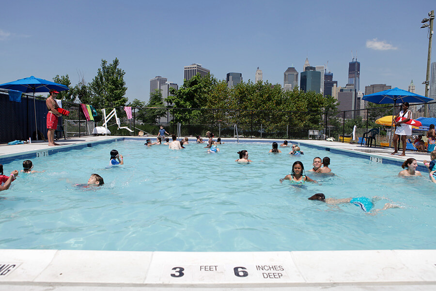 brooklyn bridge pop up best pools