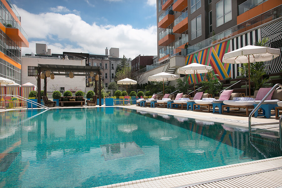 best pools mccarren hotel
