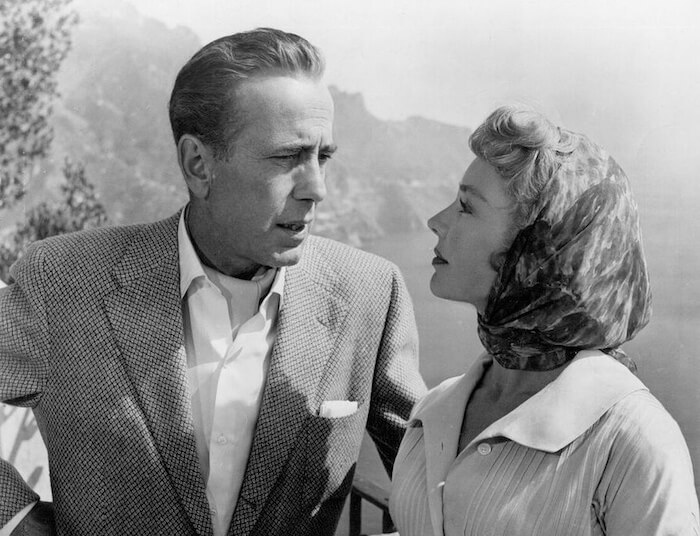 Humphrey Bogart and Jennifer Jones in John Huston’s BEAT THE DEVIL (1953). Courtesy Film Forum via Photofest. Playing Friday, February 17 through Thursday, February 23.