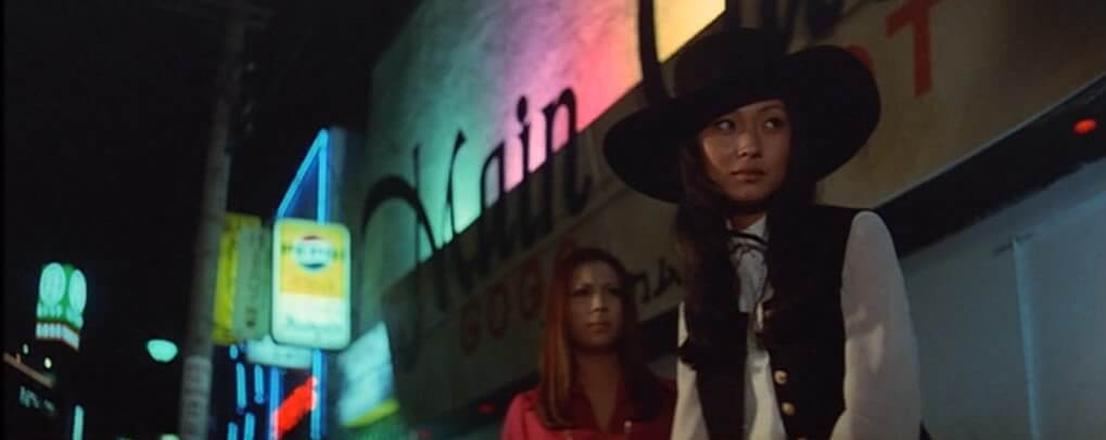 repertory cinema-stray cat rock sex hunter-meiko kaji