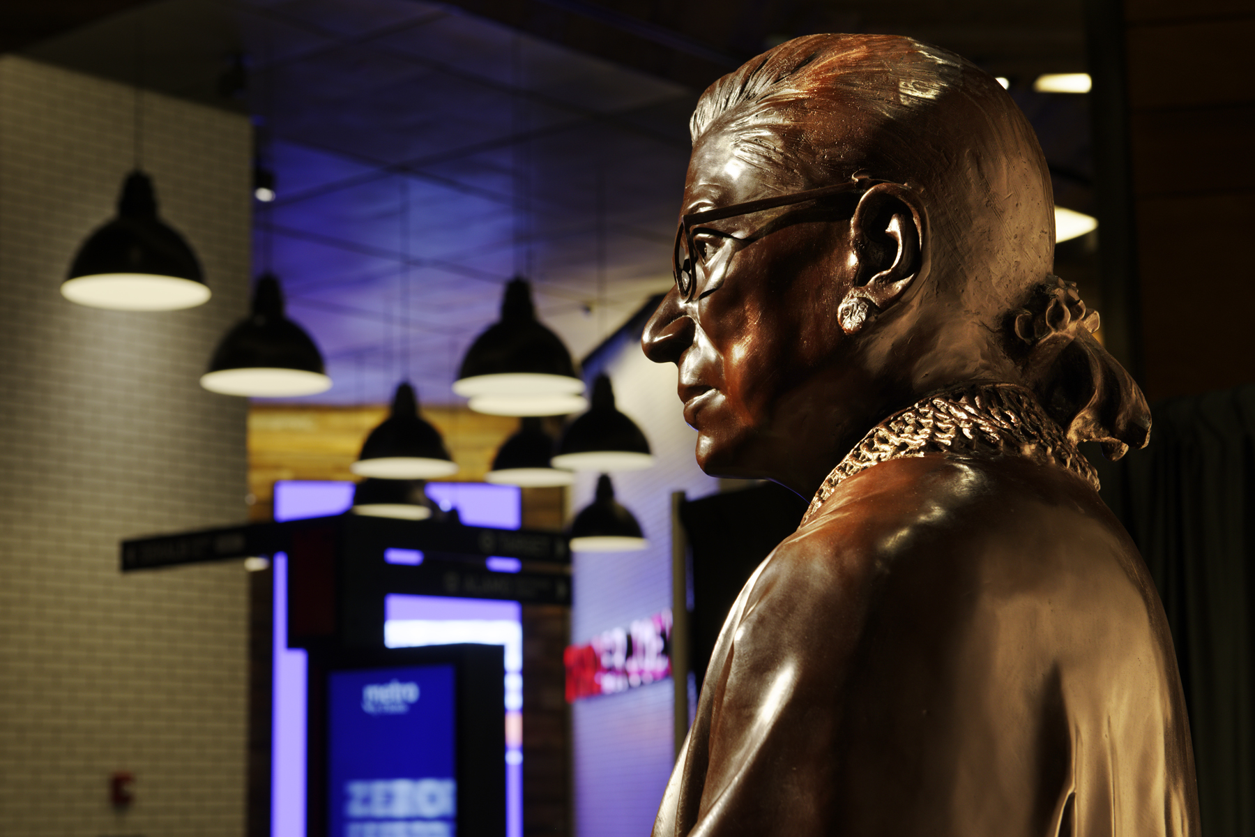 Check out the huge new statue of Ruth Bader Ginsburg in City Point - BKMAG