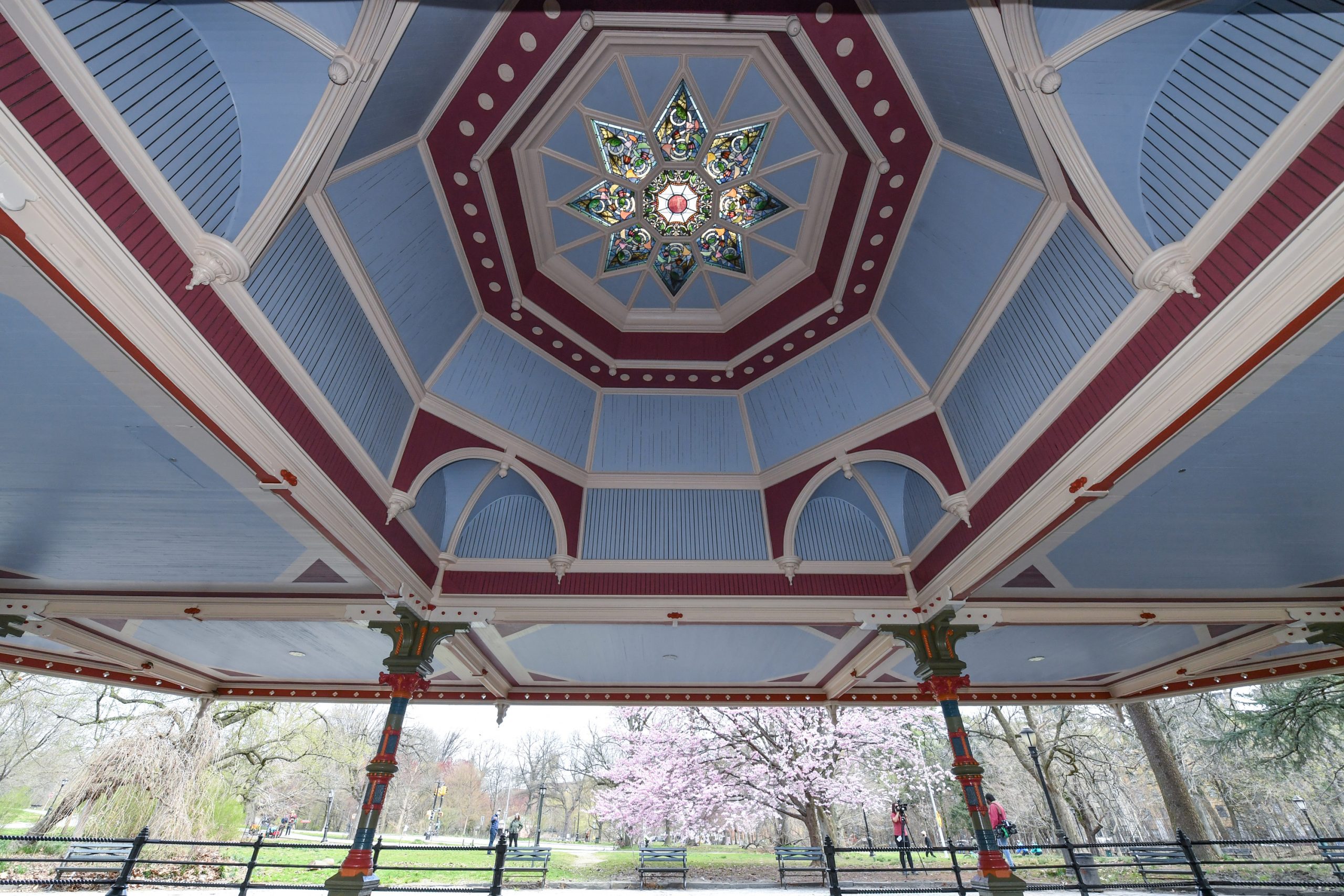 Prospect Park's Concert Grove Pavilion receives surprisingly colorful