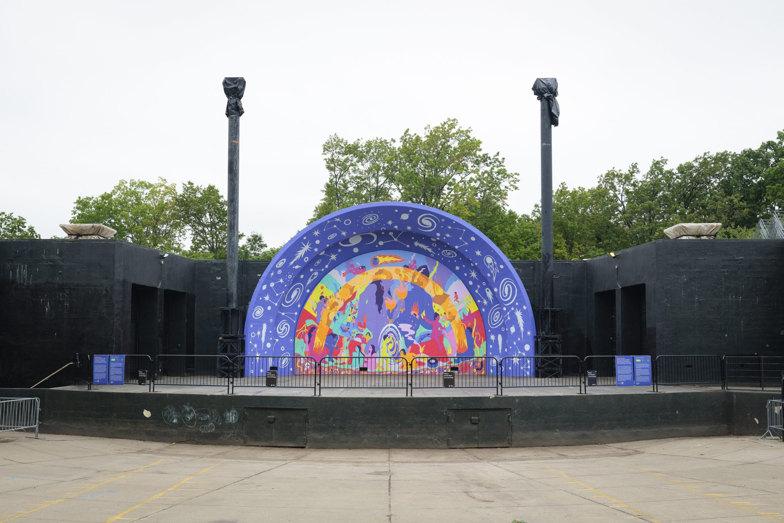 Colorful chaos at the Prospect Park bandshell Brooklyn Magazine