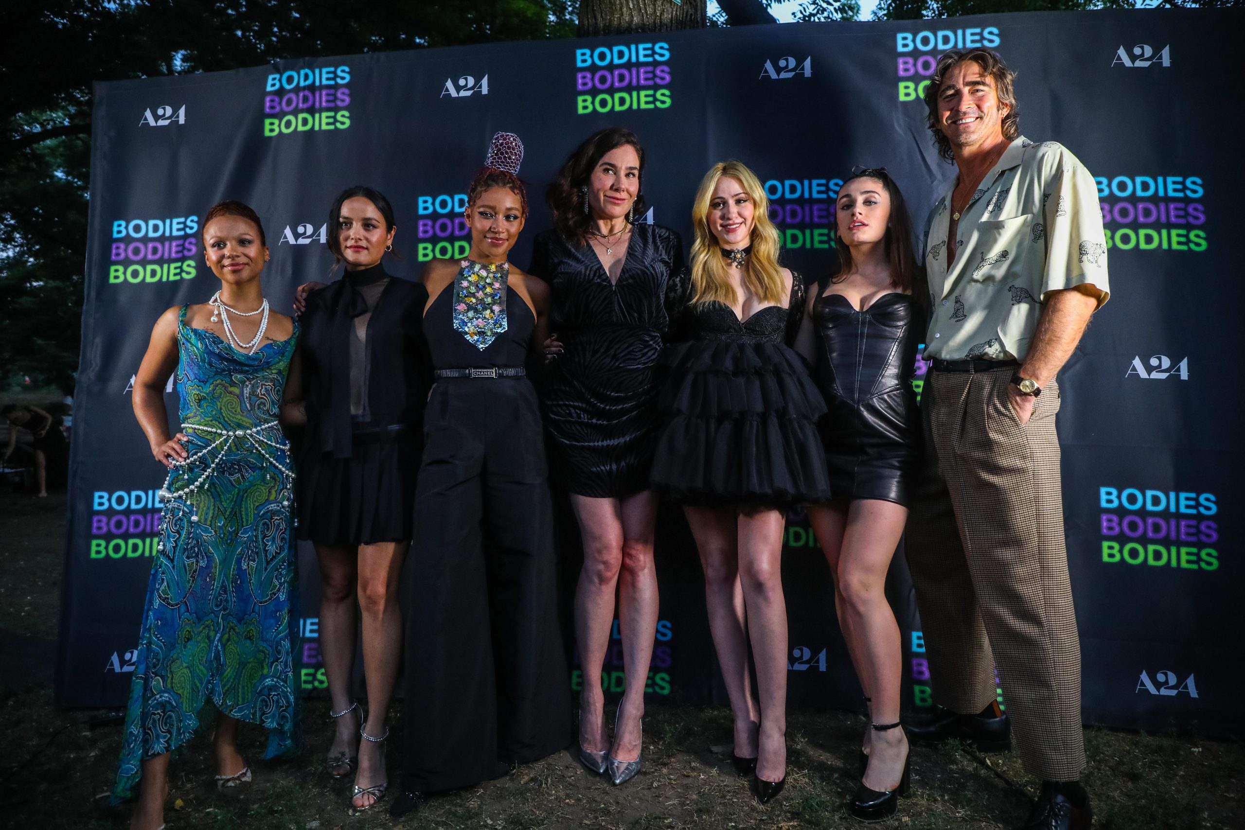 Scenes from the horny 'Bodies Bodies Bodies' premiere In Fort Greene Park -  Brooklyn Magazine