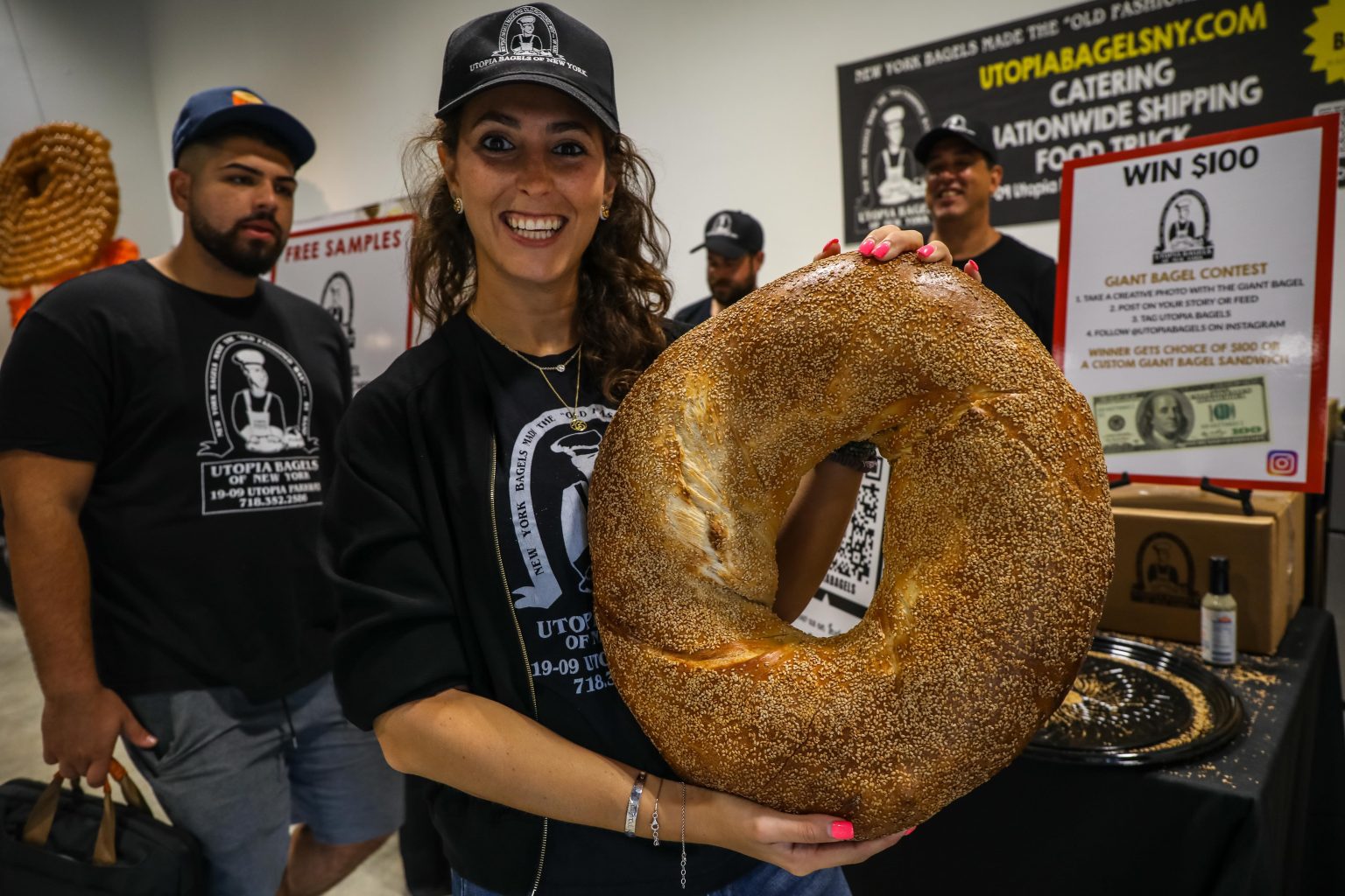 Scenes from BagelFest (where the best bagel In Brooklyn is once again