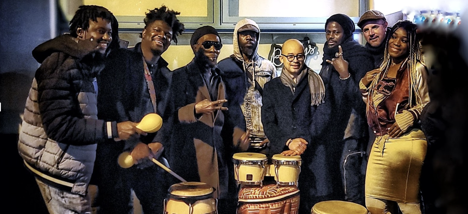 Home and Abroad is a joyful monthly Afrocentric drum party with a