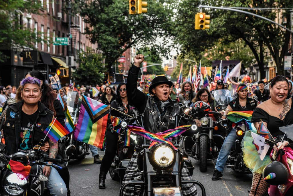 Scenes from the 2023 Brooklyn Pride Parade in Park Slope Brooklyn