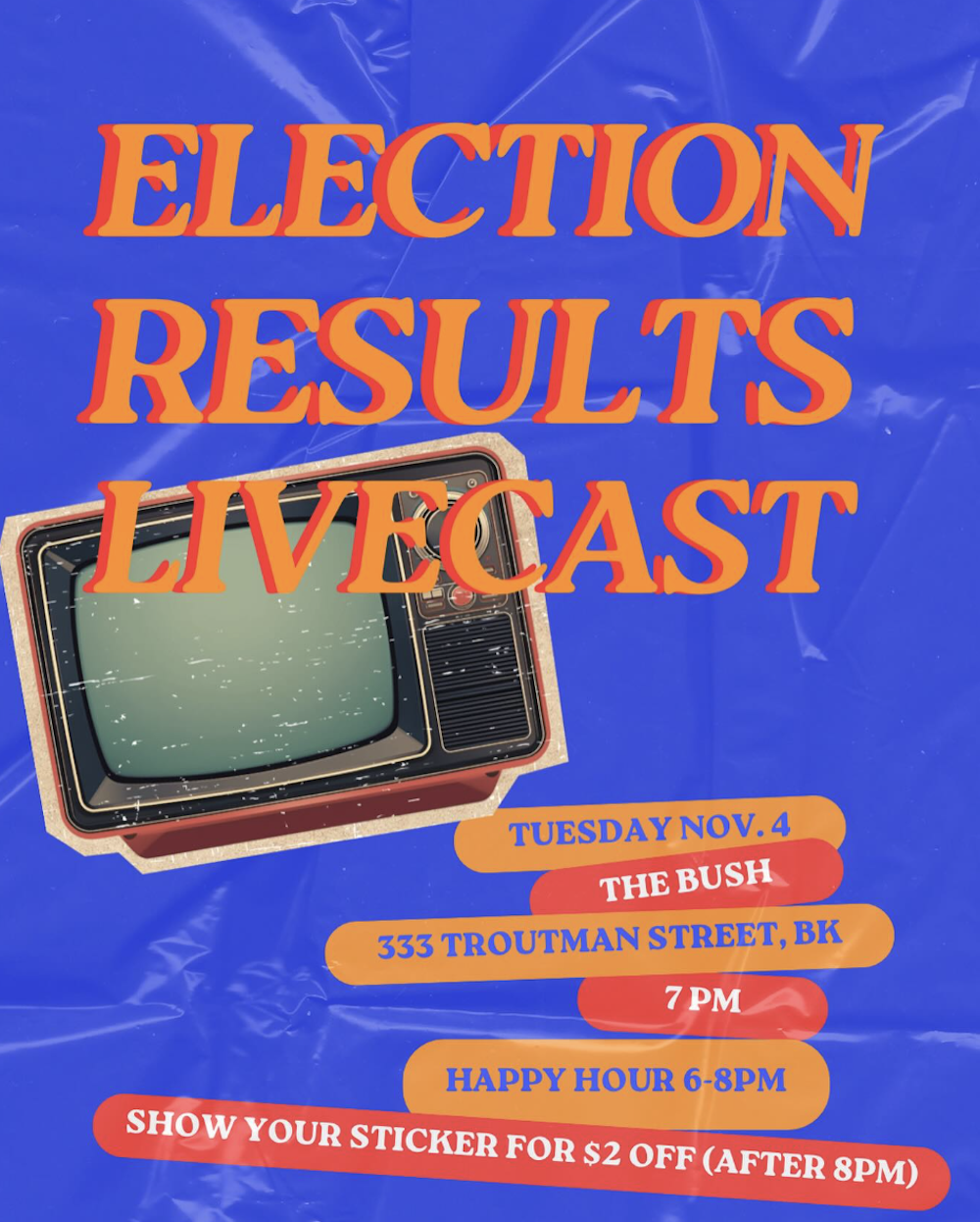 Where to Watch Election Night in Brooklyn