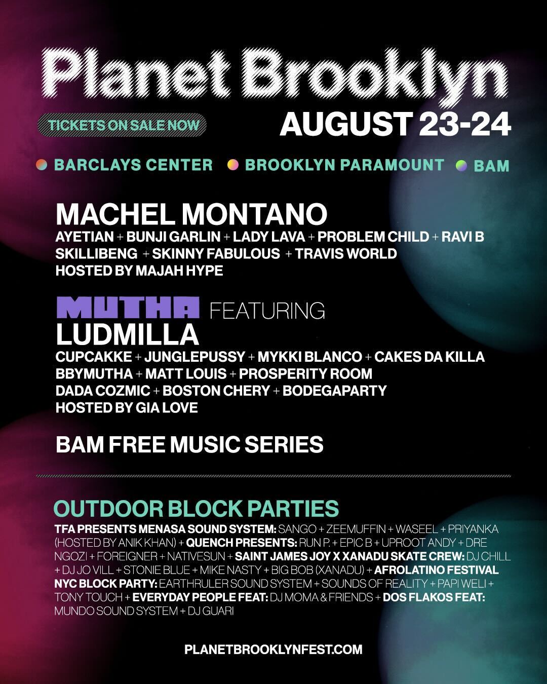 Planet Brooklyn Unveils Festival and Block Party Line-Ups