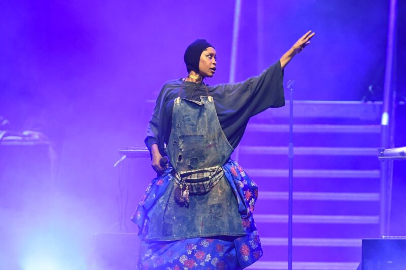 Erykah Badu performs on Day 2 of the 2025 ESSENCE Festival