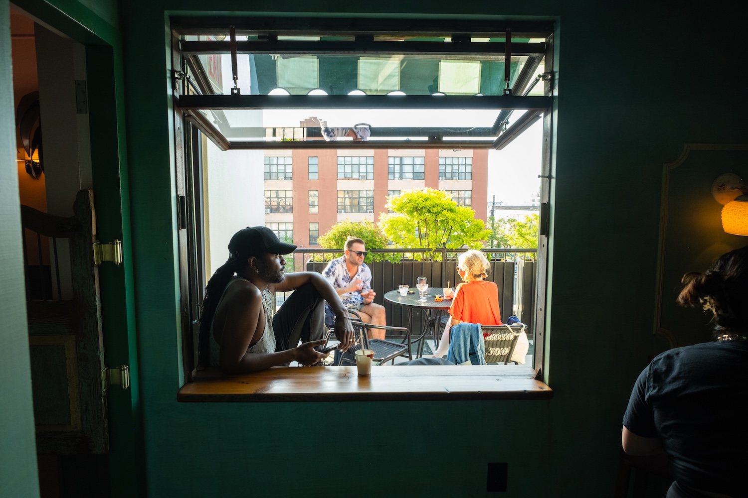 Roof bar at Vacations in Bushwick 
