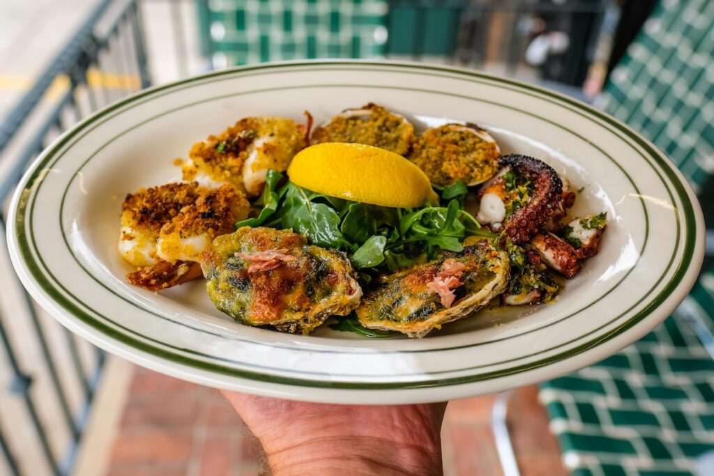 Coniglio's "From the Sea" appetizer, $39 