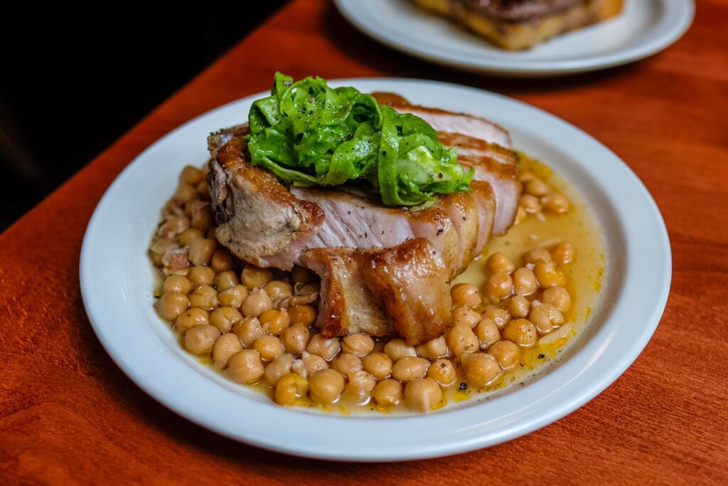 Heritage pork chop from Rose Marie