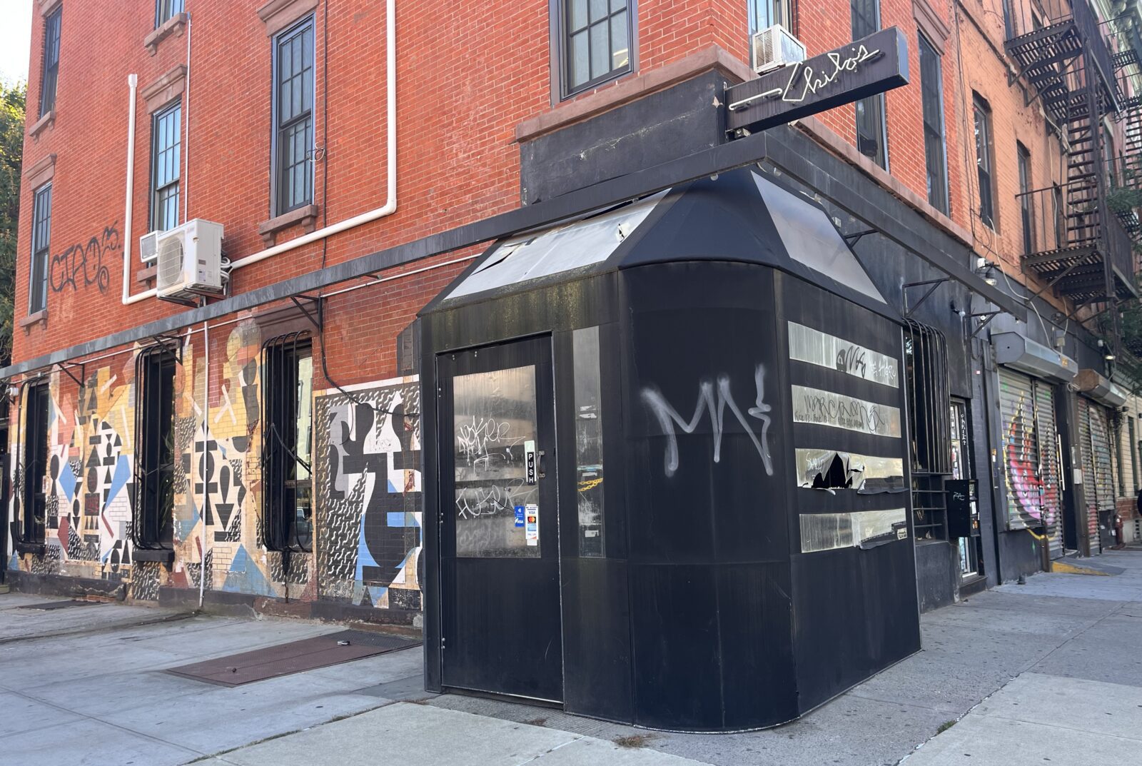 Entrance to Chilo's in Bed-Stuy