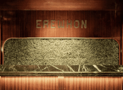 Erewhon counter in the new Kith Ivy padel club in the West Village