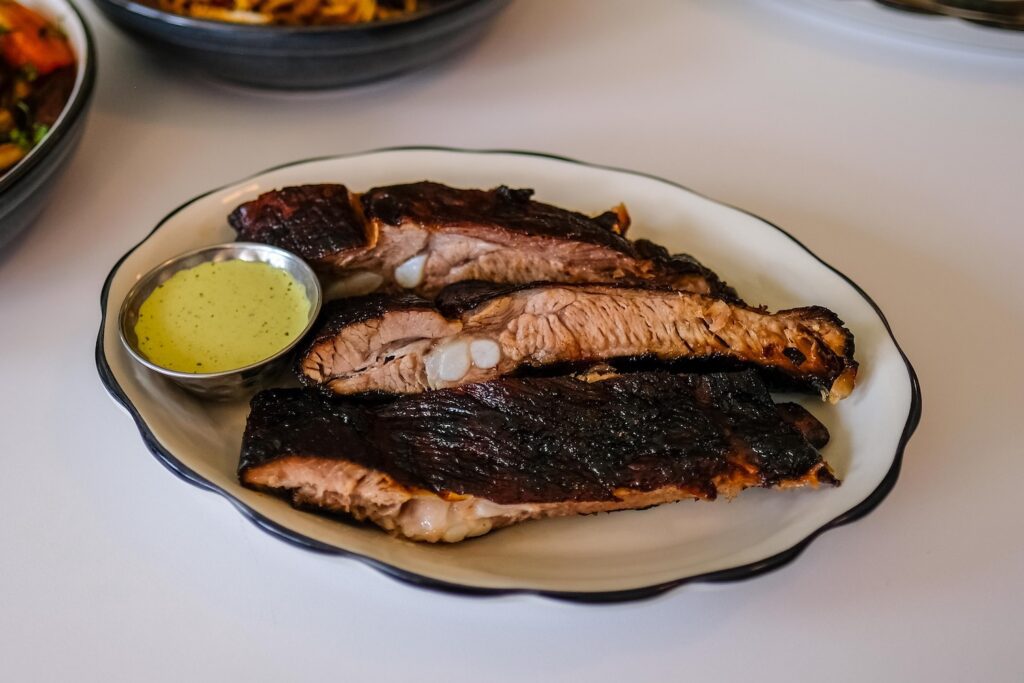 Spare ribs a la carte, $14 for the "small" from Johnny's in Williamsburg