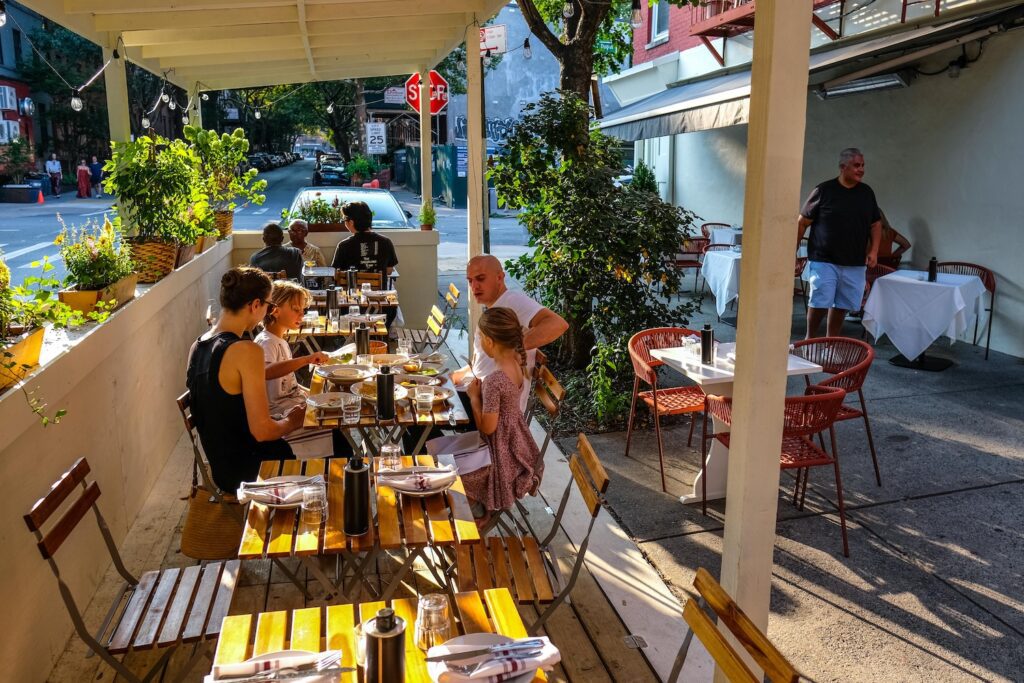 The patio 