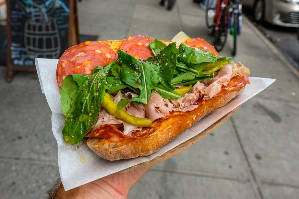 The "Bocadillo," with roasted ham, chorizo, and manchego, $17, from 1 of 1 Sandwich in Park Slope